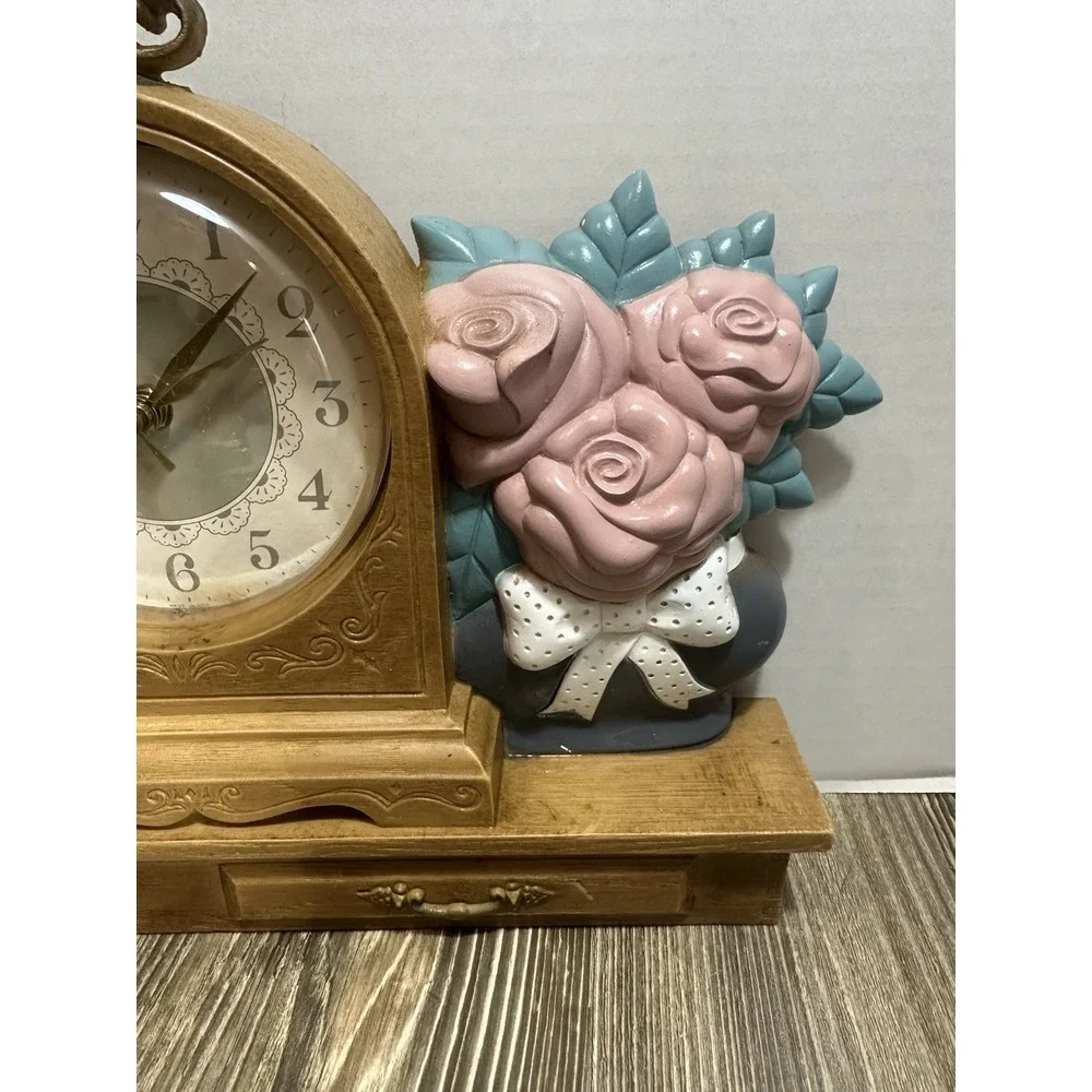 VTG Burwood‎ Cat/kitten Country Clock WORKS